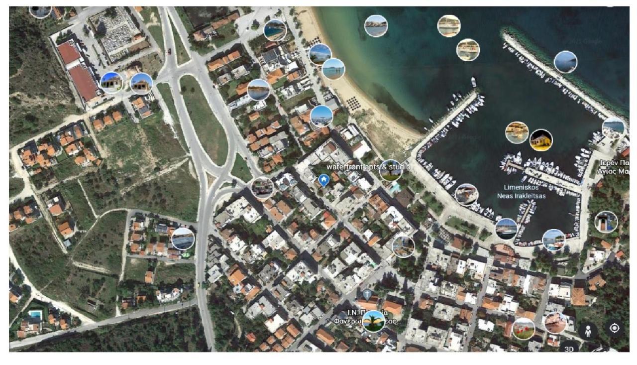 Waterfront Studio Nea Iraklitsa Apartment Ngoại thất bức ảnh